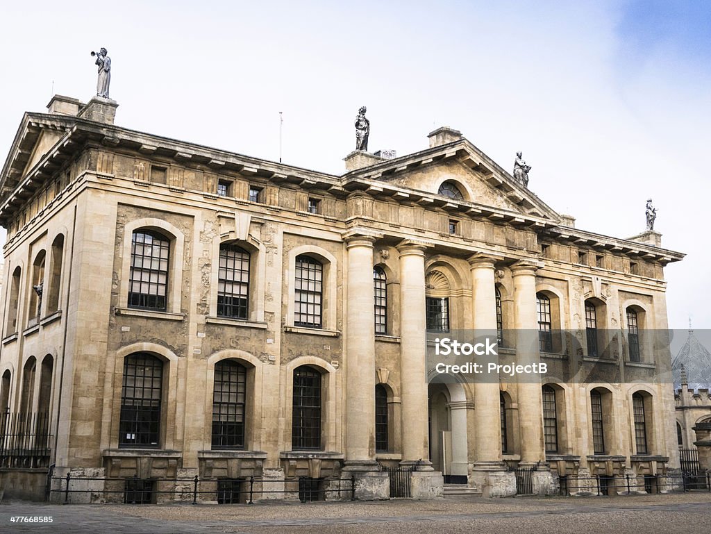 South face of the Clarendon Building The Clarendon Building is a landmark Grade I listed building in Oxford, England, owned by the University of Oxford. Architecture Stock Photo