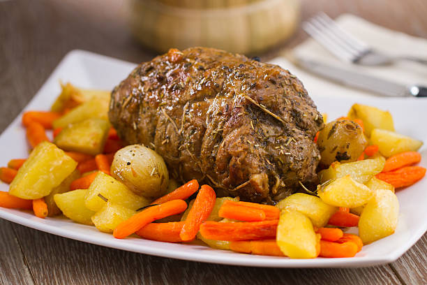 istock Roast Beef with Potatoes and Carrots 477669627