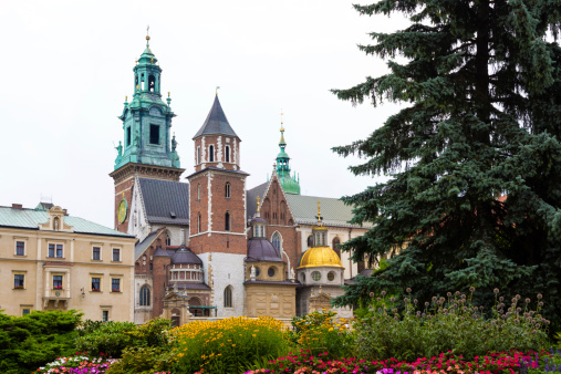 Wawel Cathedral in Krakow, Poland.