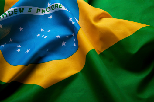 Fondo de bandera brasileña photo