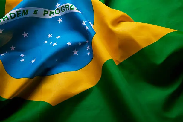 Brazilian flag background