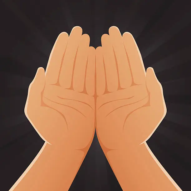 Vector illustration of Hands