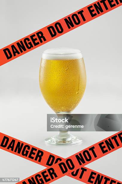 Do Not Drink Alcohol Stock Photo - Download Image Now - Alcohol - Drink, Barricade Tape, Beer - Alcohol