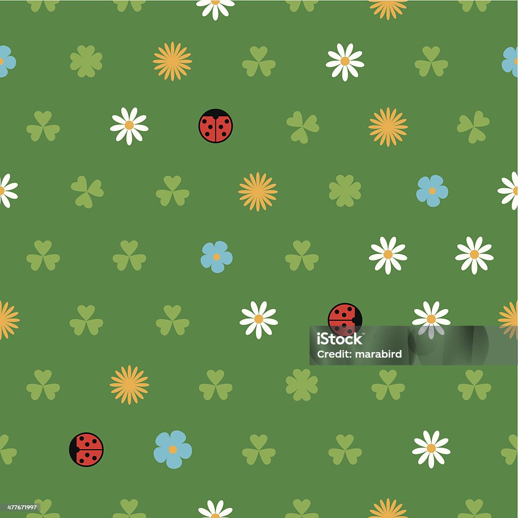 The Spring Stock Pattern Spring Pattern Stock Illustration - Download Image Now - Backgrounds ...