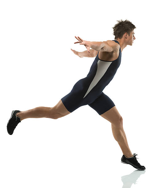 istock Side view of athlete running 477672029