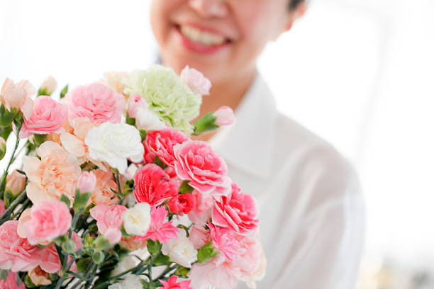 Flowers for Mother's Day gifts stock photo