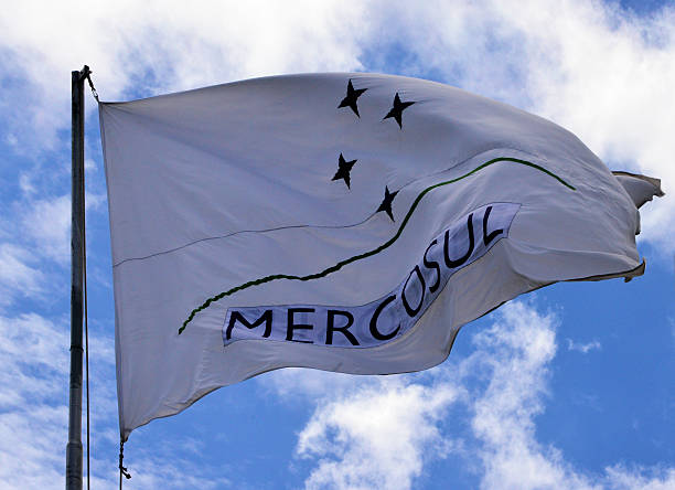 Mercosur: Flying Flag of Mercosur / Mercosul Trade Union