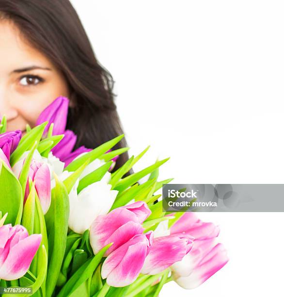 Bouquet De Túlipas - Fotografias de stock e mais imagens de Felicitar - Felicitar, Flor, 18-19 Anos