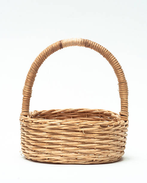 istock vintage weave wicker basket isolated on white background 477676975