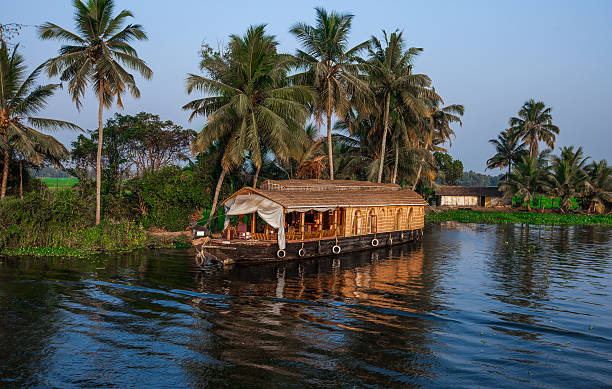 istock Kerala Houseboat, India. 477678656
