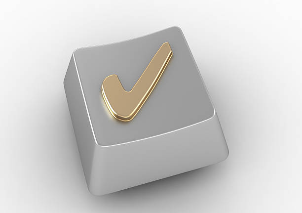 110+ Checkbox Check Mark Gold Correct Stock Photos, Pictures & Royalty ...