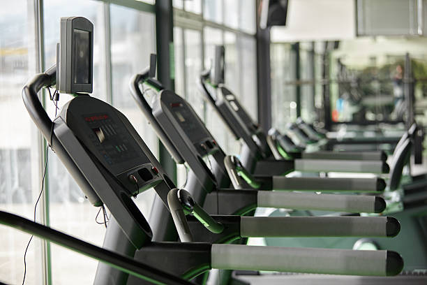 istock fitness  treadmills 477682740