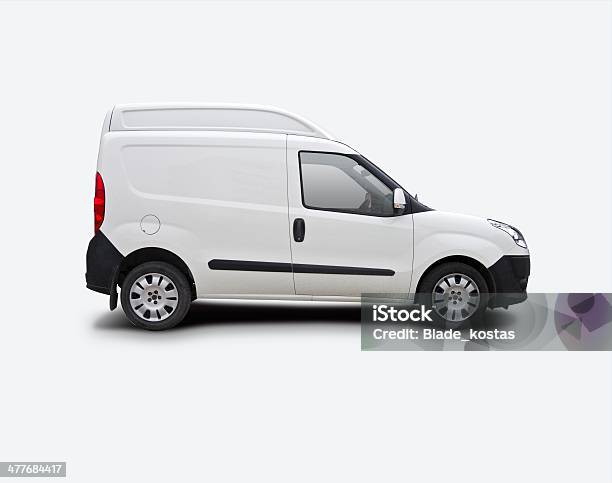 Mini Van Pronto Per Il Branding - Fotografie stock e altre immagini di Piccolo - Piccolo, Furgone, Furgone per le consegne
