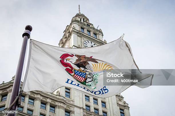 Illinois Stock Photo - Download Image Now - Illinois, Flag, Government