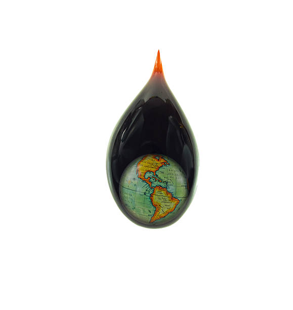 istock Drop of Oil and Globe 477686525