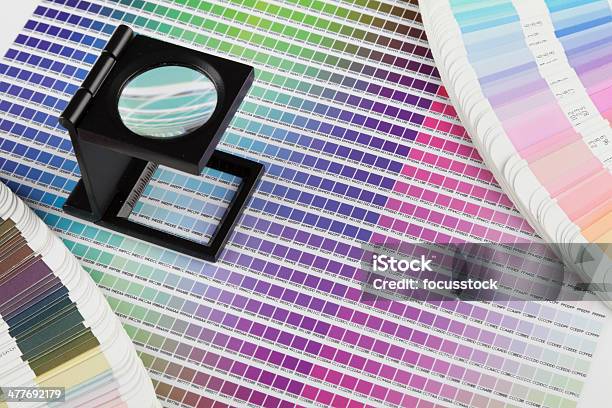 Color Guide Stock Photo - Download Image Now - Glass - Material, Analyzing, Blue
