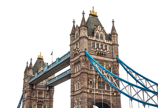 tower bridge in london - tower bridge stockfoto's en -beelden