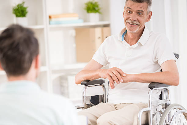 istock Old man at hospital 477693524