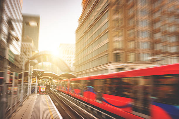istock station with fast contemporary train 477693951