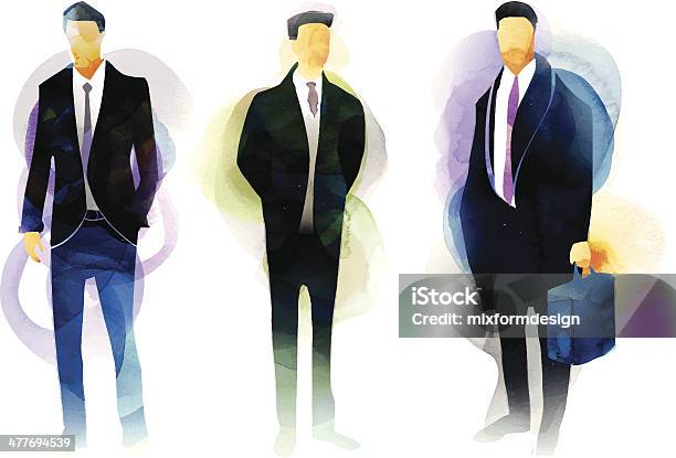 Lawyer Stock Illustration - Download Image Now - Watercolor Painting, People, Lawyer