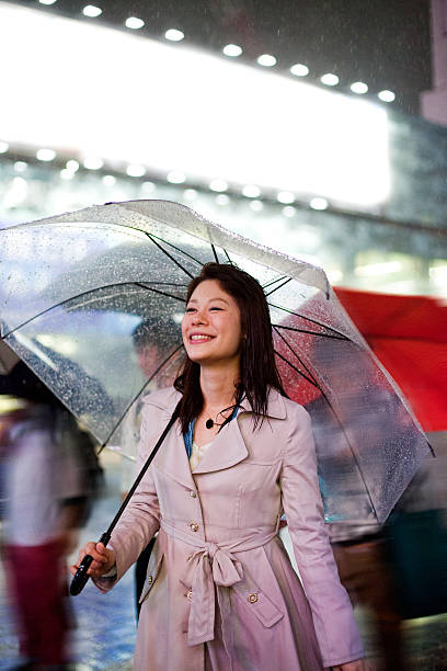 istock Tokyo Woman in the Rain 477694866