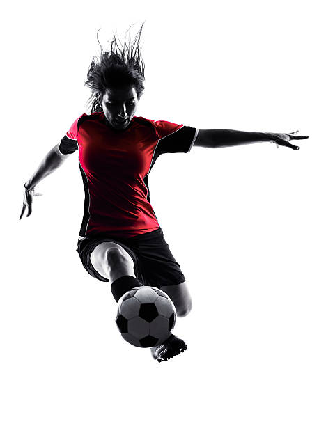 istock woman soccer player isolated silhouette 477695022