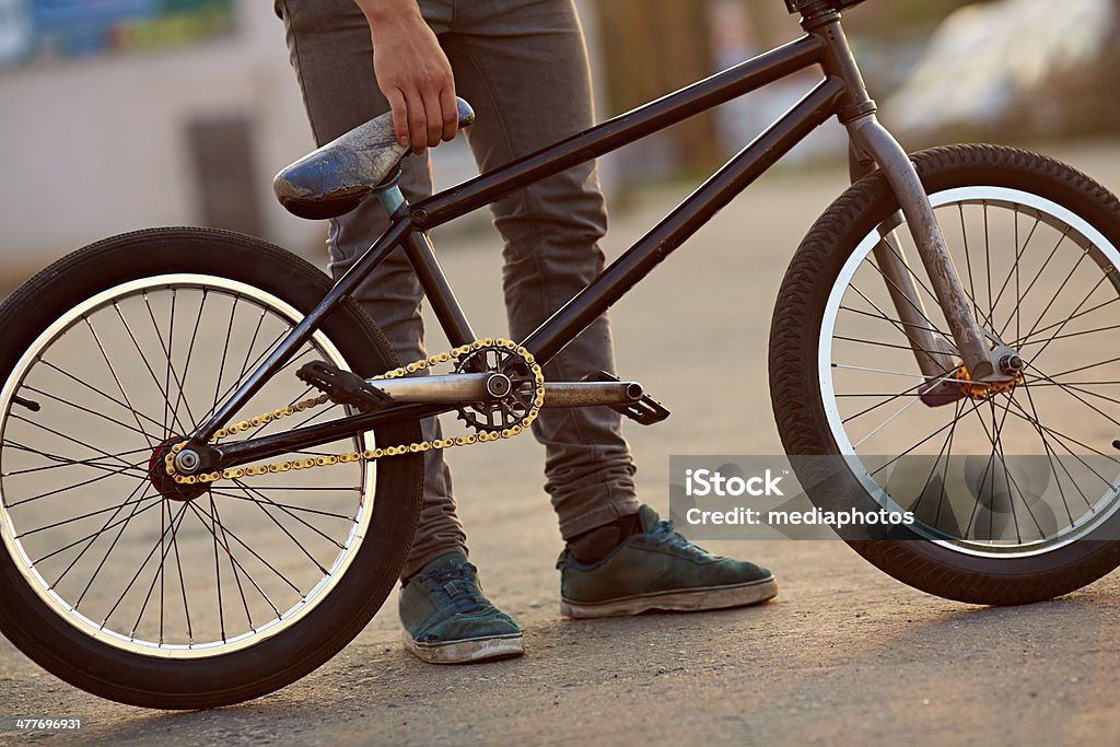내 페이스풀 간헐천 철 말 - 로열티 프리 BMX 자전거타기 스톡 사진