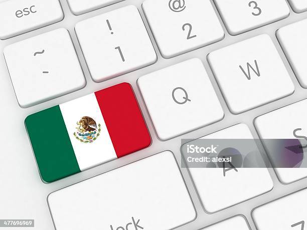 Tecnología De México Foto de stock y más banco de imágenes de Bandera - Bandera, Bandera mexicana, Comunicación