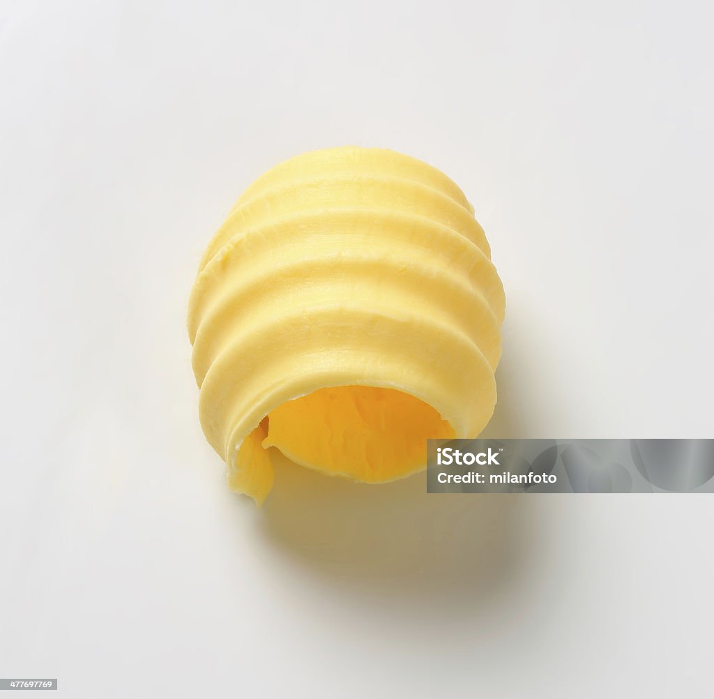 butter curl - Lizenzfrei Ansicht aus erhöhter Perspektive Stock-Foto