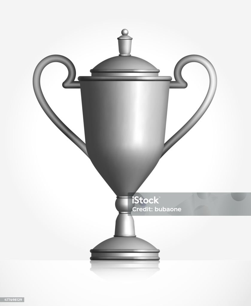 Trophée d'argent - clipart vectoriel de Alliage libre de droits