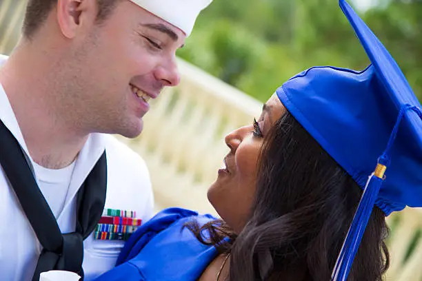 Photo of Happy graduaton couple