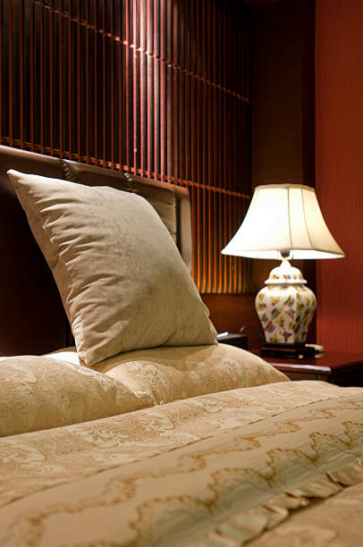 Hotel A bed of a hotelA bed of a hotel pattem stock pictures, royalty-free photos & images