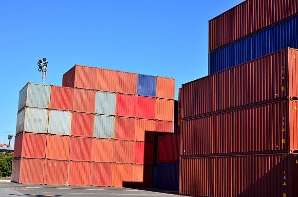 istock Cargo container yard, the Port of Tokyo 477700978