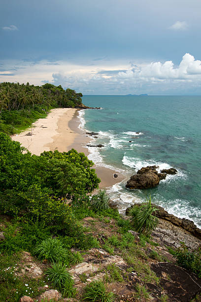 istock Sandy beach on tropical island in Thailand 477701828