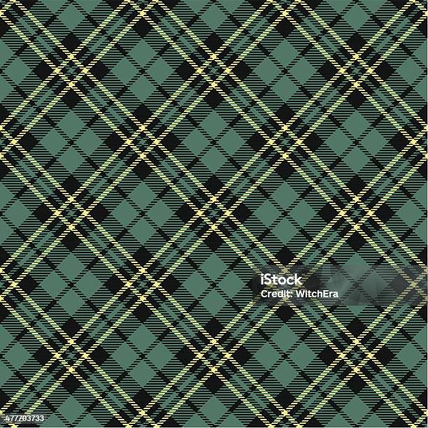 Seamless Tartan Pattern Stock Illustration - Download Image Now - Abstract, Backgrounds, Black Color