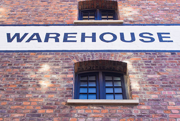 istock Warehouse Painted on the Side of a building 477704977