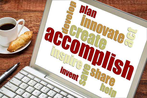 istock cloud of positive words on laptop 477705794