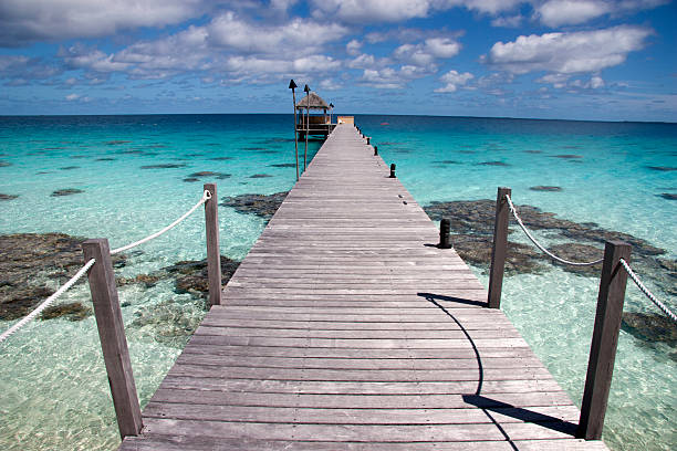 istock Fakarava Lagoon Pier - Tuamotu, French Polynesia 477706021