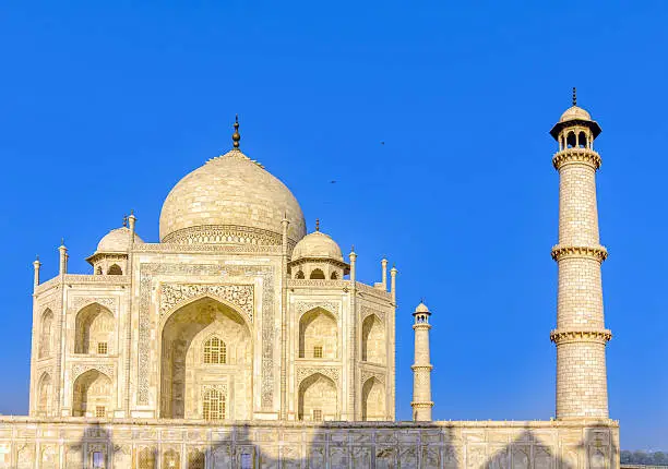 Photo of Taj Mahal, Blue sky, Travel to India