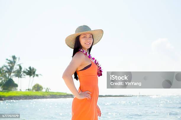 Tropical Beach Vacation In The Hawaiian Islands Stock Photo - Download Image Now - Hawaii Islands, Looking At View, One Woman Only