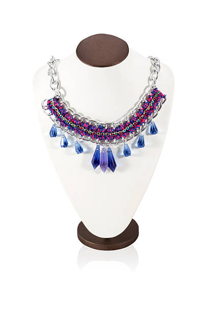 istock Beautiful necklace handmade on manikene 477707224