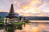 Ulun Danu Bratan Temple in Bali, Indonesia