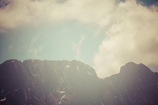 Giewont, famous peak near Zakopane on which the steel cross is mounted