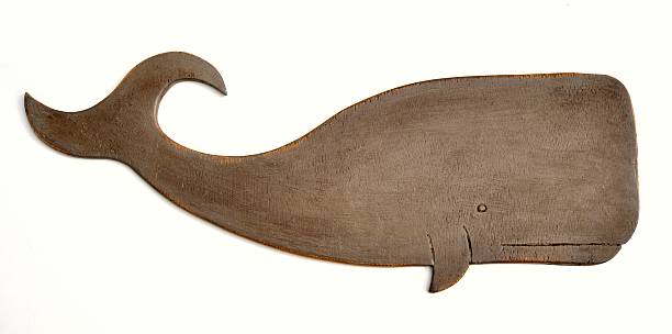 istock Old wooden whale model 477708078