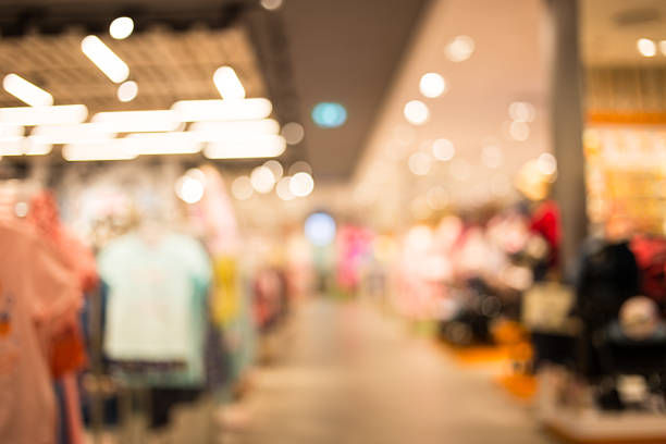 istock Blurred image of shopping mall and bokeh background. 477710576