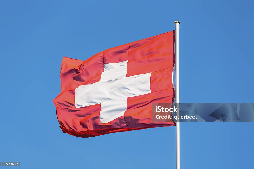 Flagge der Schweiz - Lizenzfrei Bern Stock-Foto
