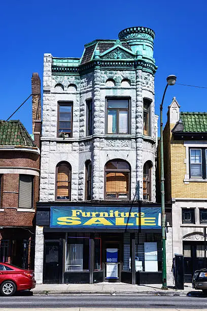 Photo of Furniture shop in Victorian Greystone Building, Chicago