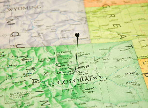 istock Macro Travel Map Of Denver Colorado 477713031