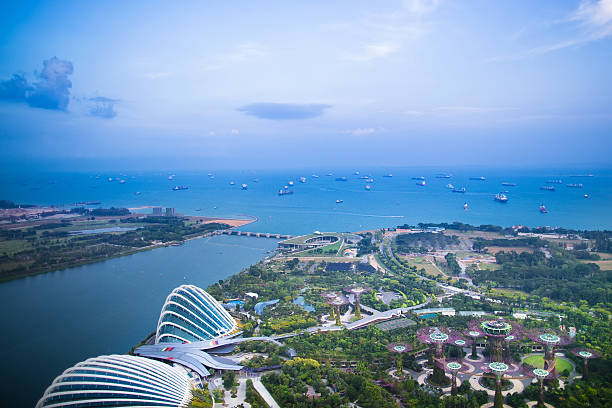 istock Night view of Singapore city 477713698