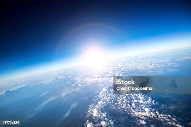 Planet Earth Stock Photo - Download Image Now - Ozone Layer, Multi-Layered Effect, Curve